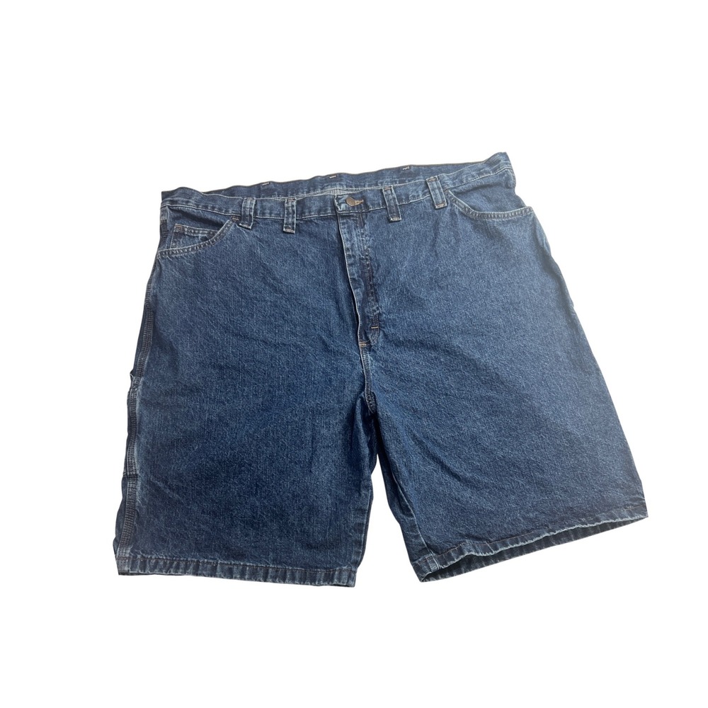 Wrangler Carpenter Shorts Mens 46 Blue Denim Heavy‎ Duty Utility Workwear A31